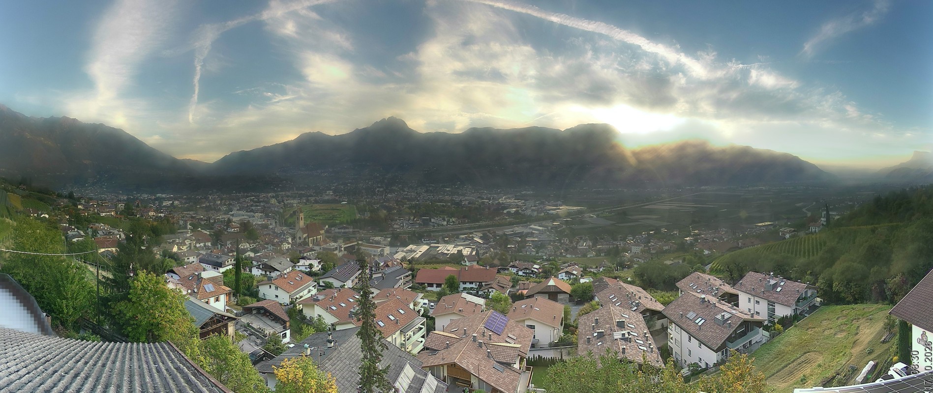 Archiv Foto Webcam Marling - Panorama