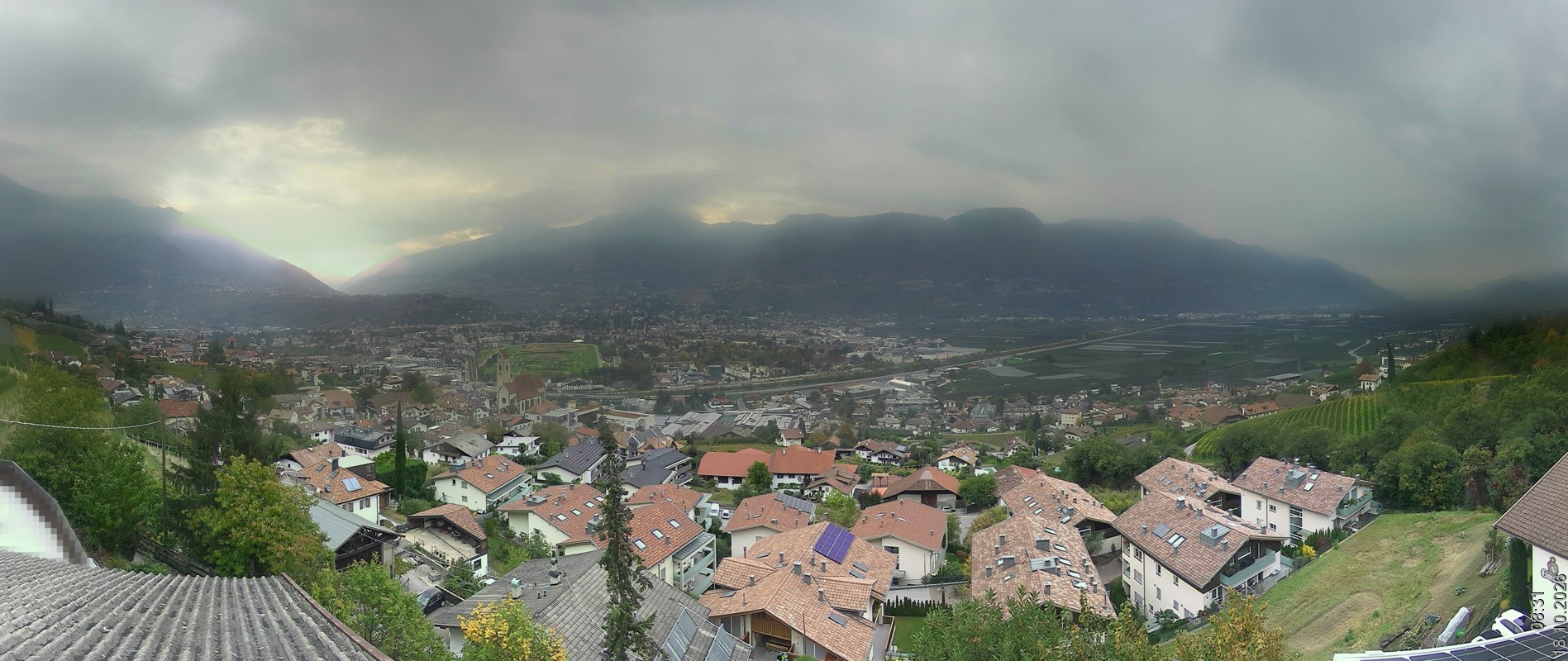Archiv Foto Webcam Marling - Panorama