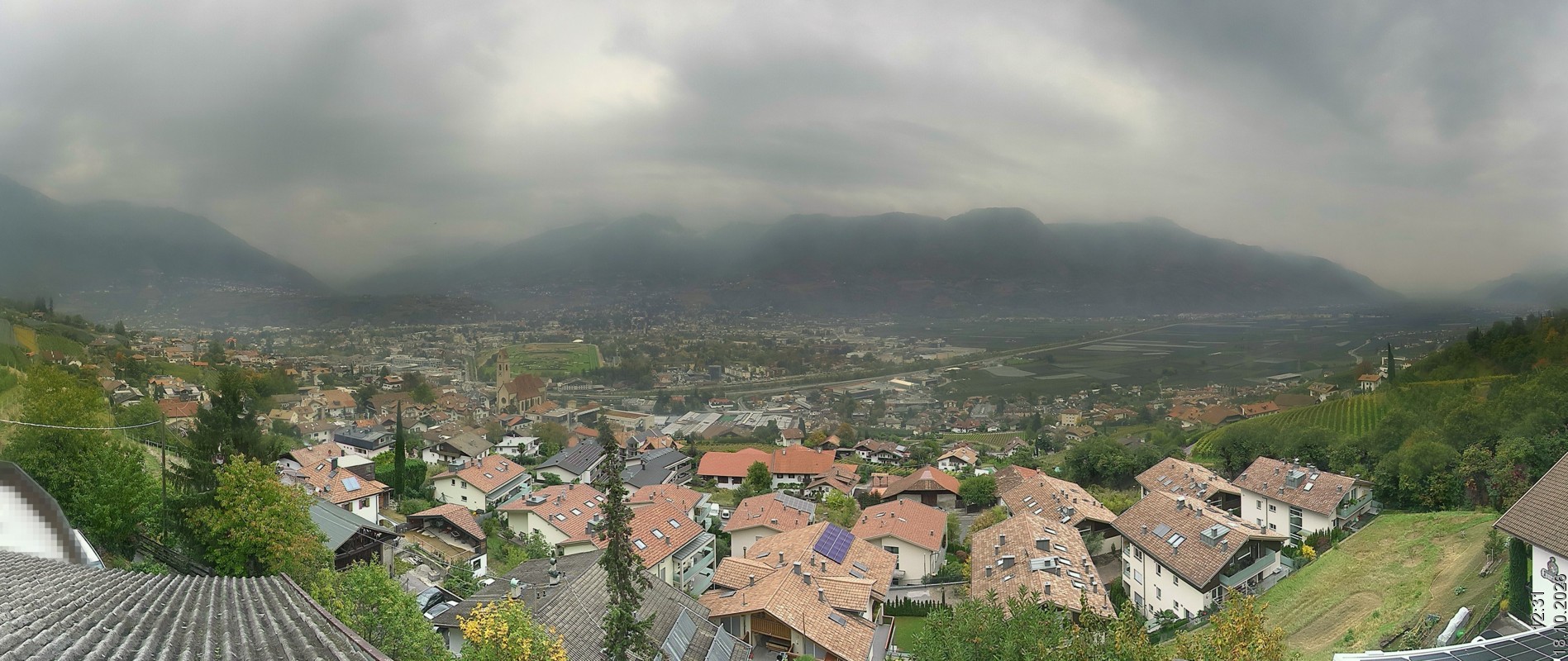 Archiv Foto Webcam Marling - Panorama