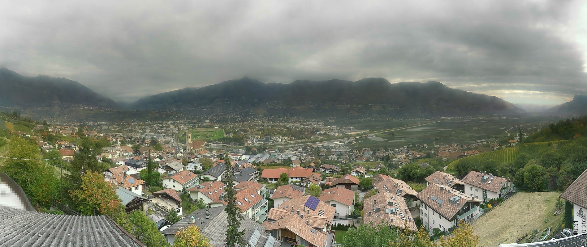 Archiv Foto Webcam Marling - Panorama