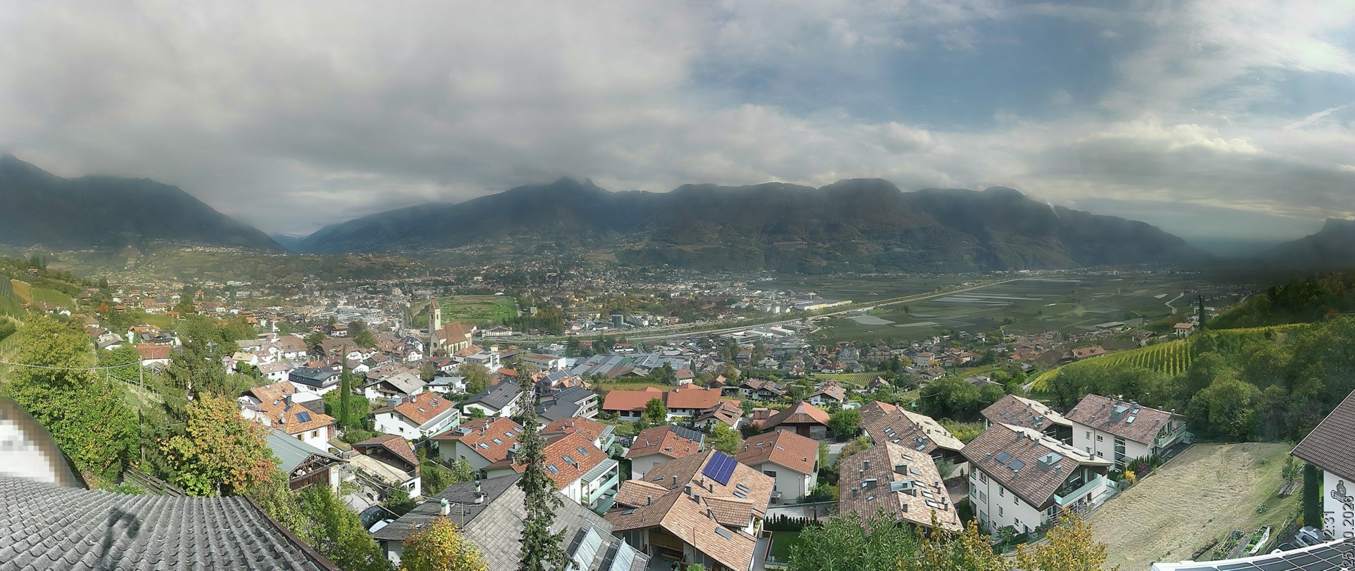 Archiv Foto Webcam Marling - Panorama