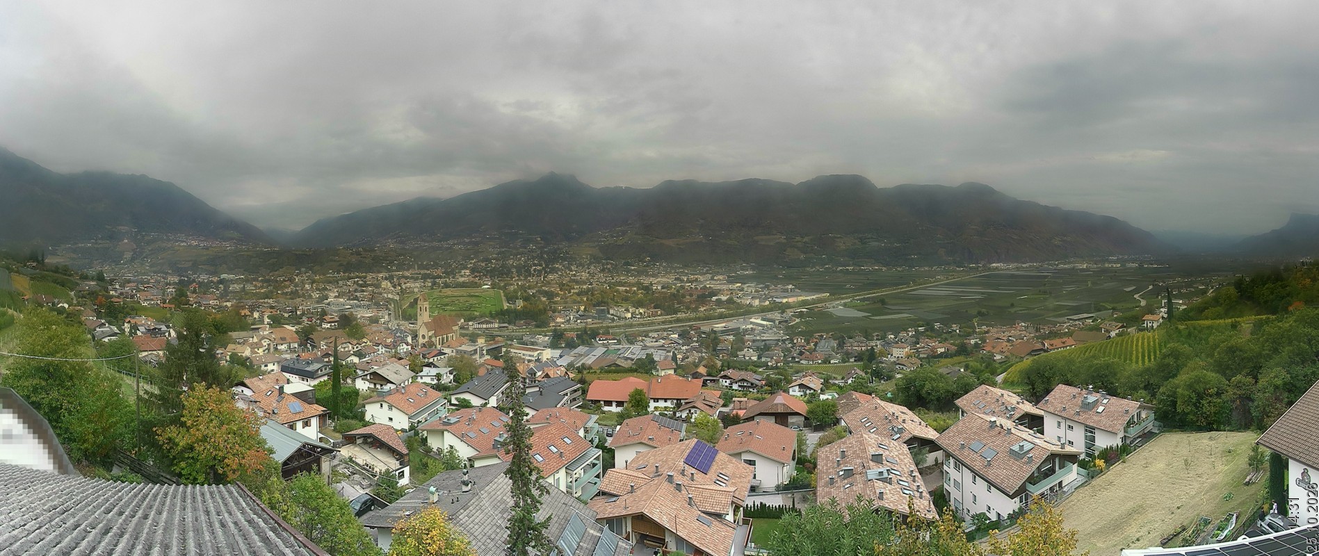 Archiv Foto Webcam Marling - Panorama