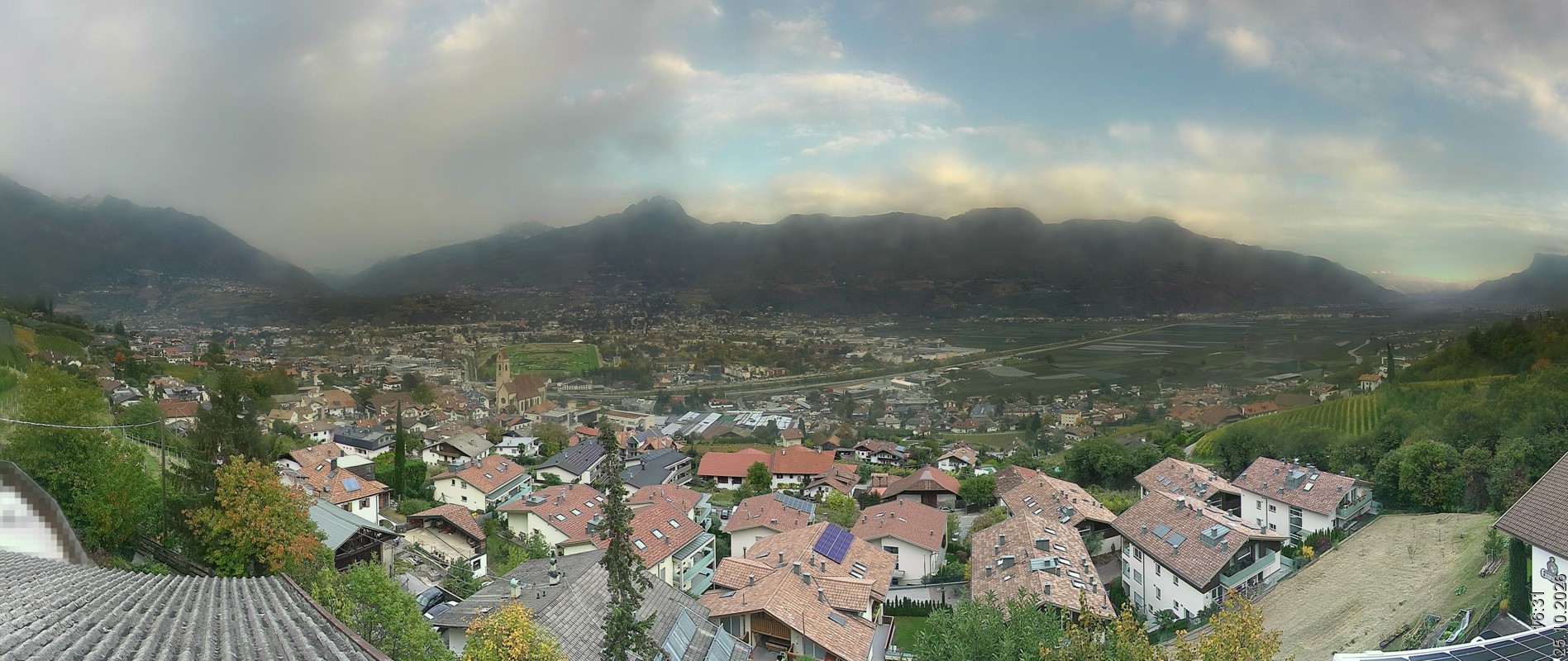 Archiv Foto Webcam Marling - Panorama