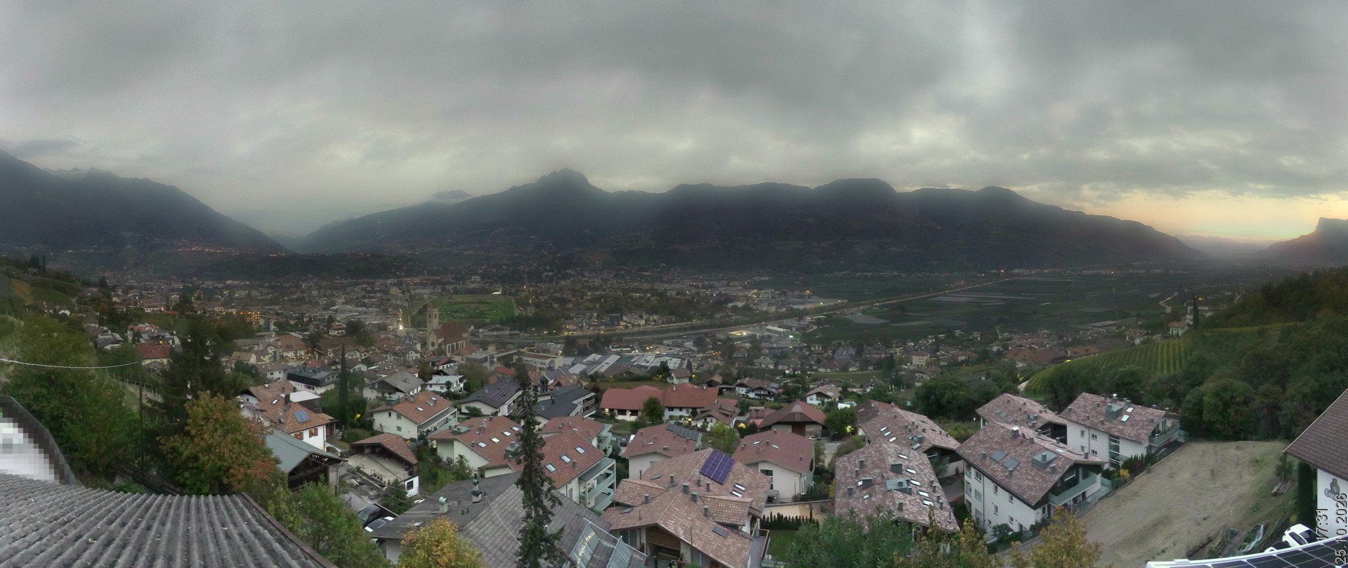 Archiv Foto Webcam Marling - Panorama