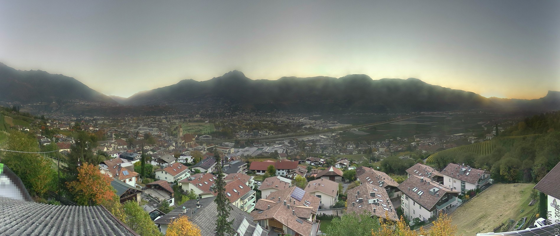 Archiv Foto Webcam Marling - Panorama