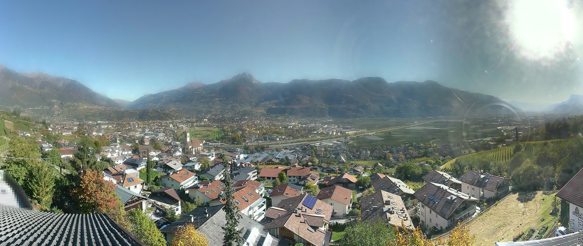 Archiv Foto Webcam Marling - Panorama