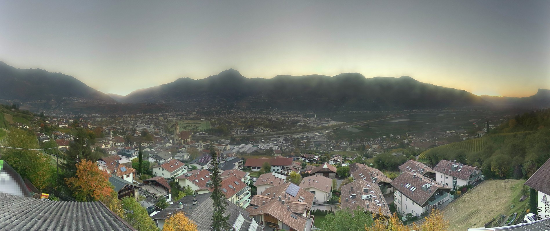 Archiv Foto Webcam Marling - Panorama