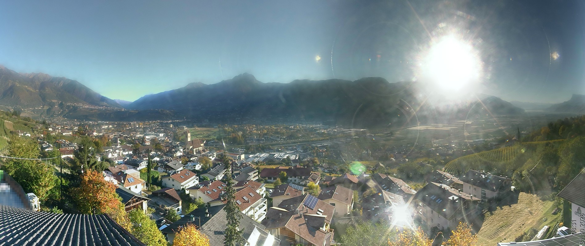 Archiv Foto Webcam Marling - Panorama