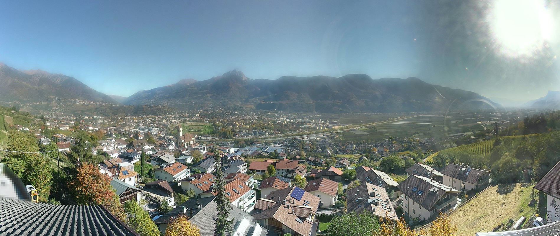 Archiv Foto Webcam Marling - Panorama