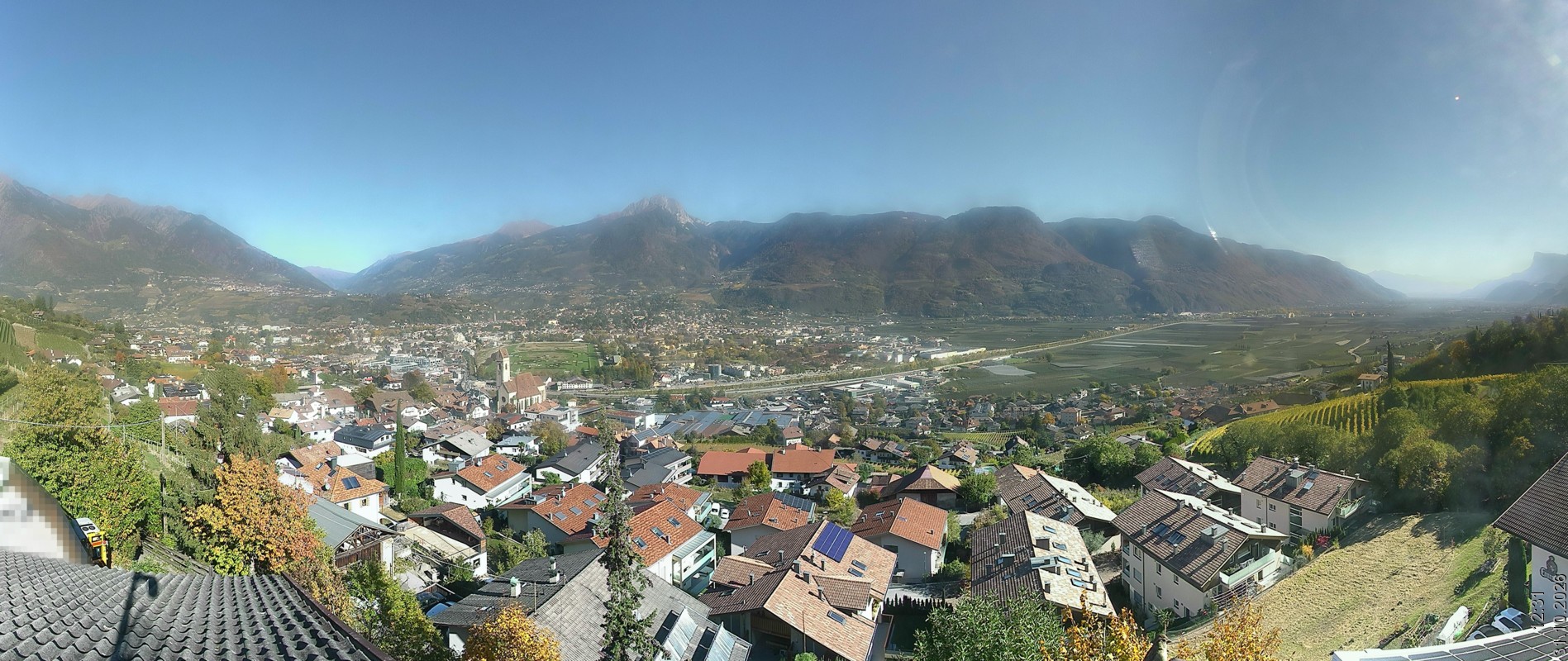 Archiv Foto Webcam Marling - Panorama