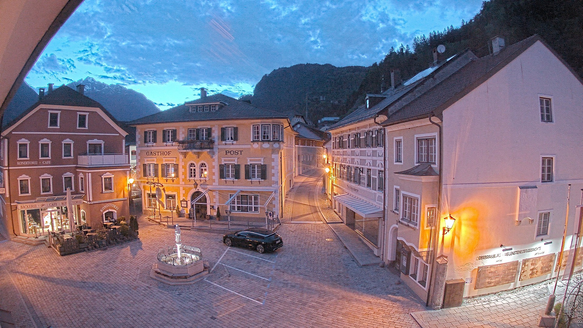Archiv Foto Webcam Marktplatz Oberdrauburg