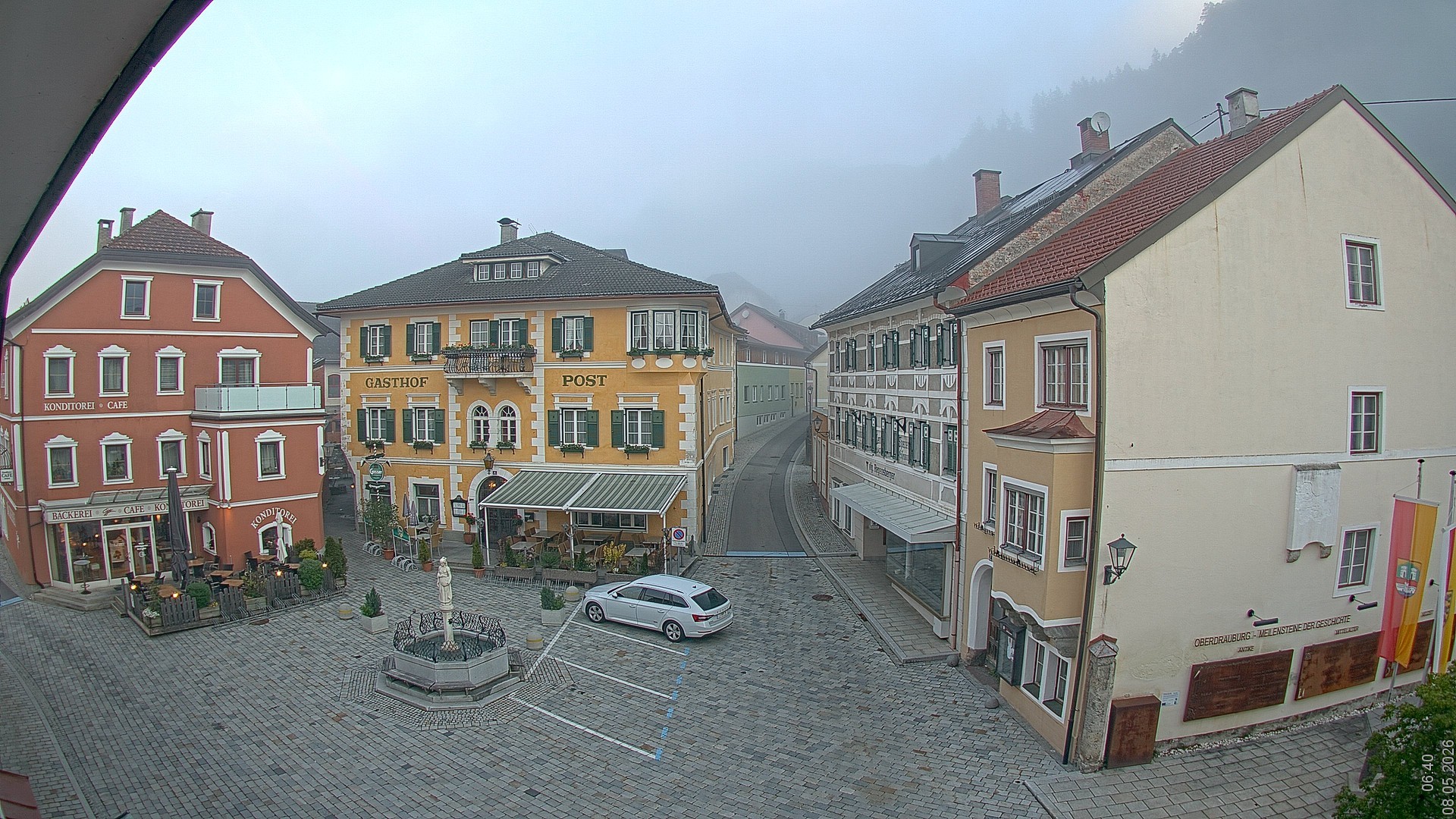 Archiv Foto Webcam Marktplatz Oberdrauburg
