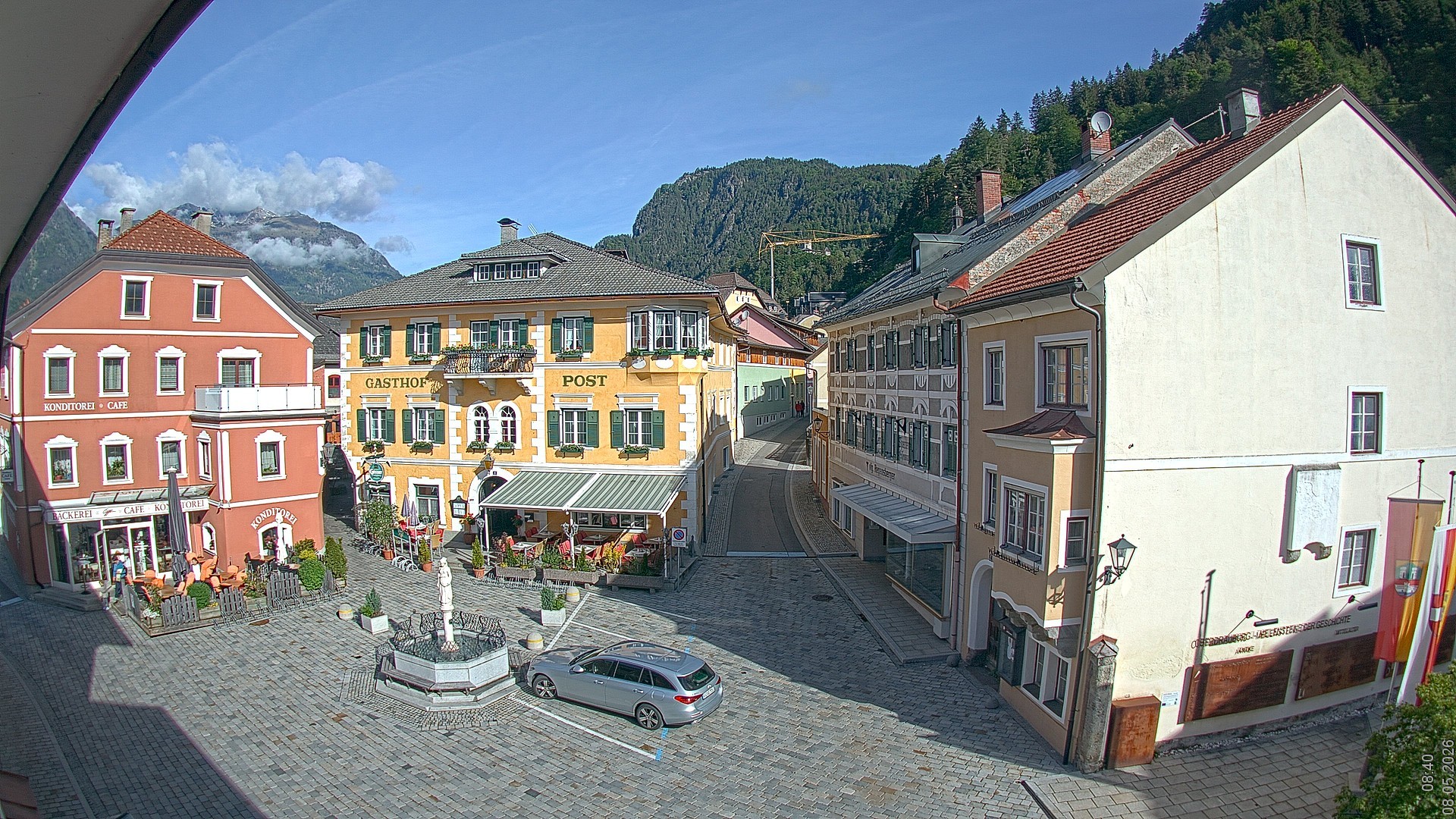 Archiv Foto Webcam Marktplatz Oberdrauburg