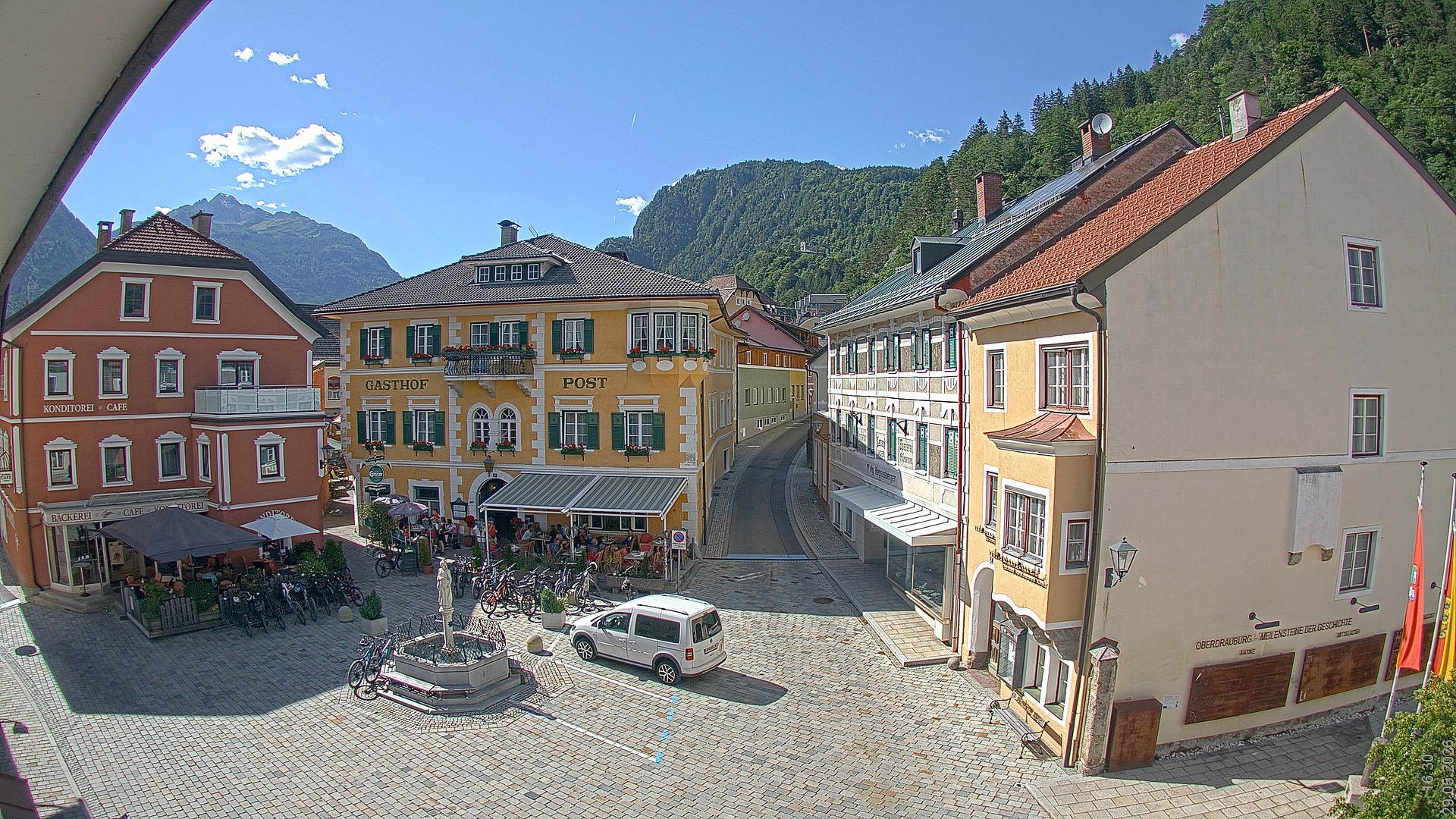 Archiv Foto Webcam Marktplatz Oberdrauburg