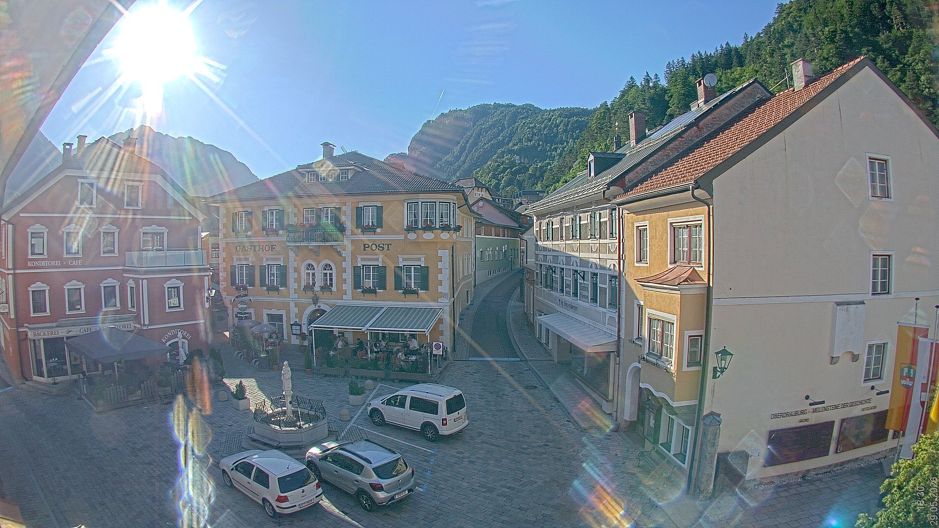 Archiv Foto Webcam Marktplatz Oberdrauburg