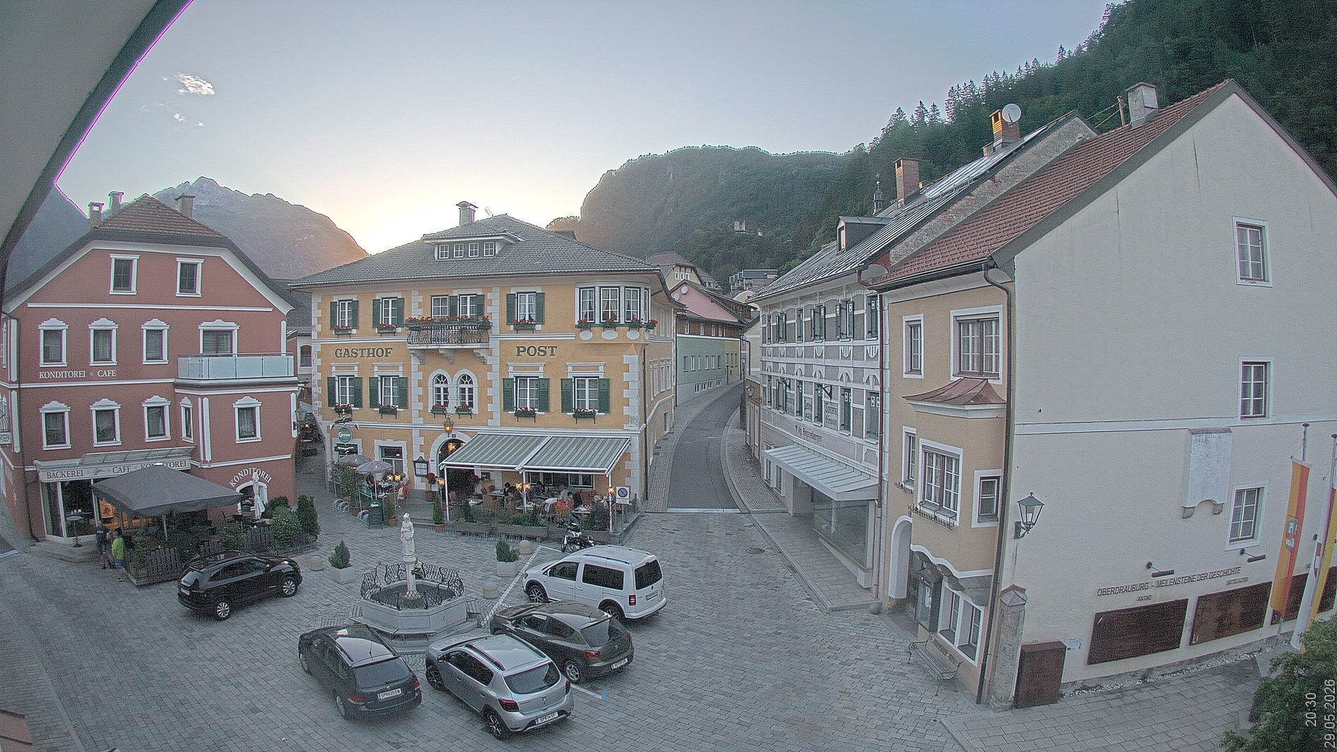 Archiv Foto Webcam Marktplatz Oberdrauburg