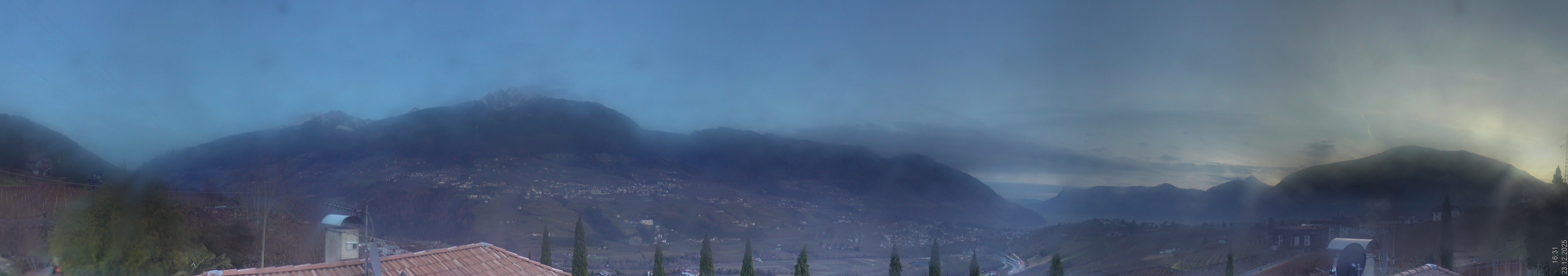 Archiv Foto Webcam Panorama Schenna