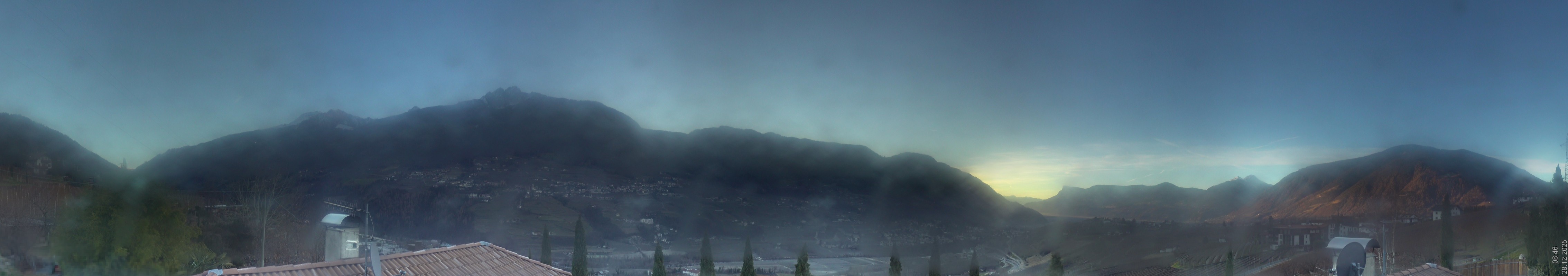 Archiv Foto Webcam Panorama Schenna