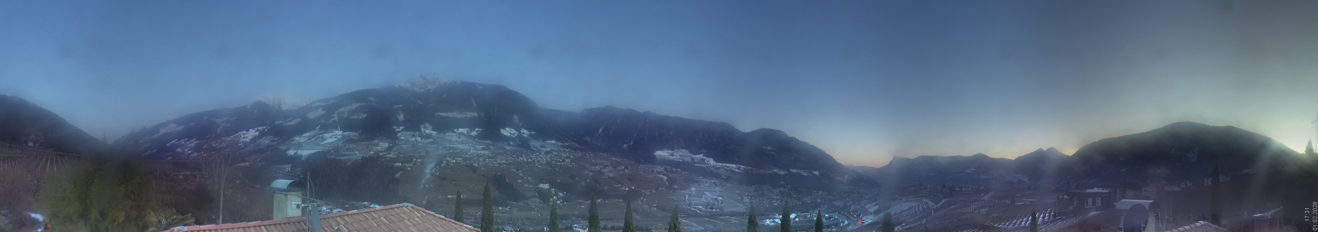 Archiv Foto Webcam Panorama Schenna