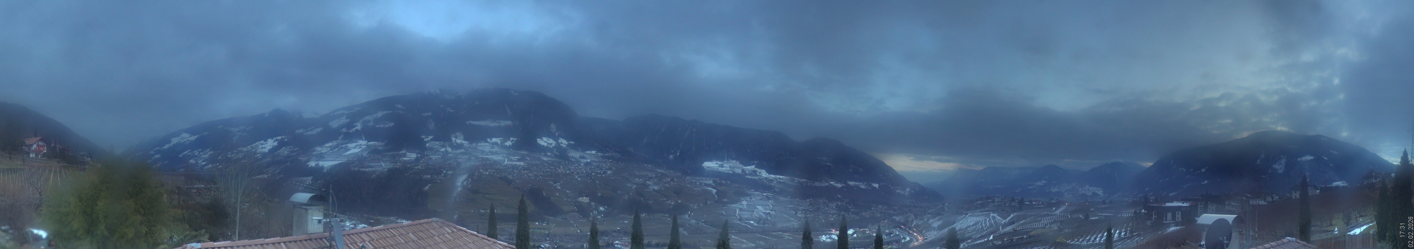 Archiv Foto Webcam Panorama Schenna