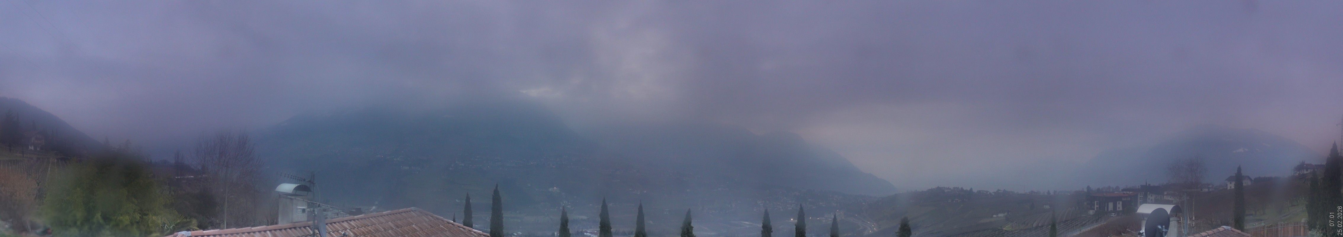 Archiv Foto Webcam Panorama Schenna