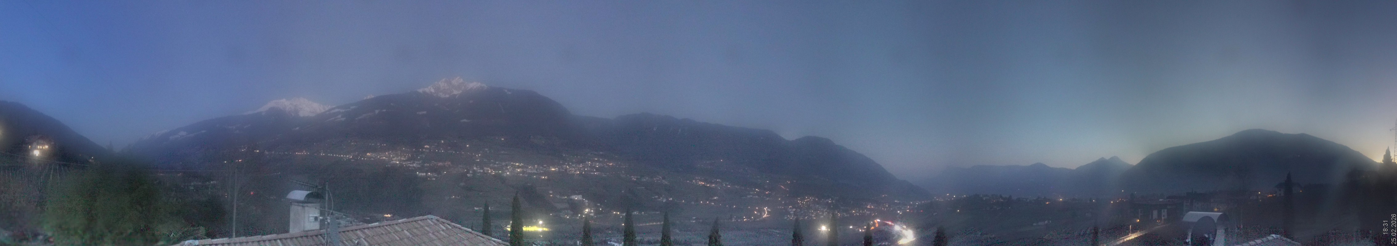 Archiv Foto Webcam Panorama Schenna