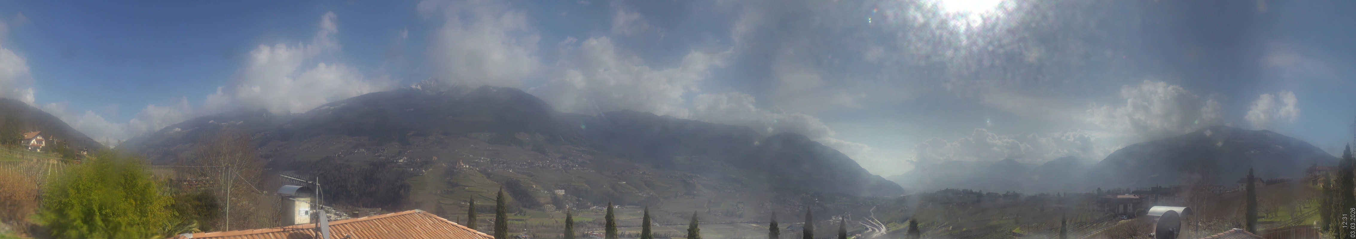 Archiv Foto Webcam Panorama Schenna