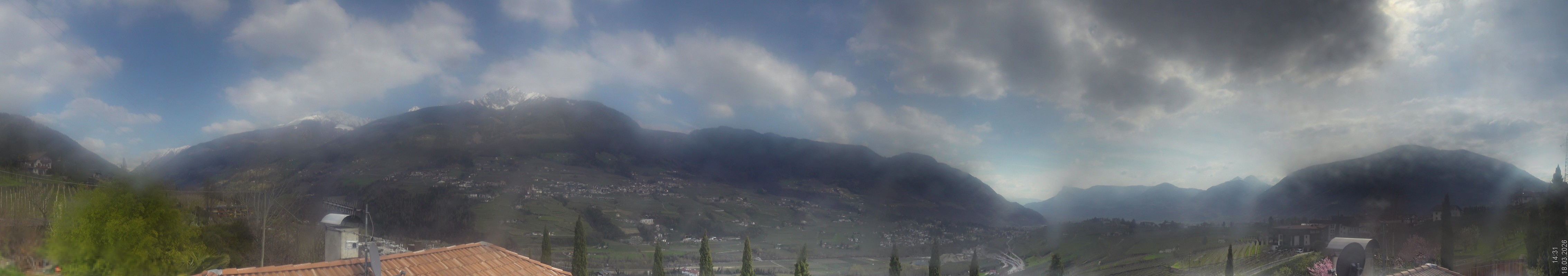 Archived image Webcam Schenna - South Tyrol