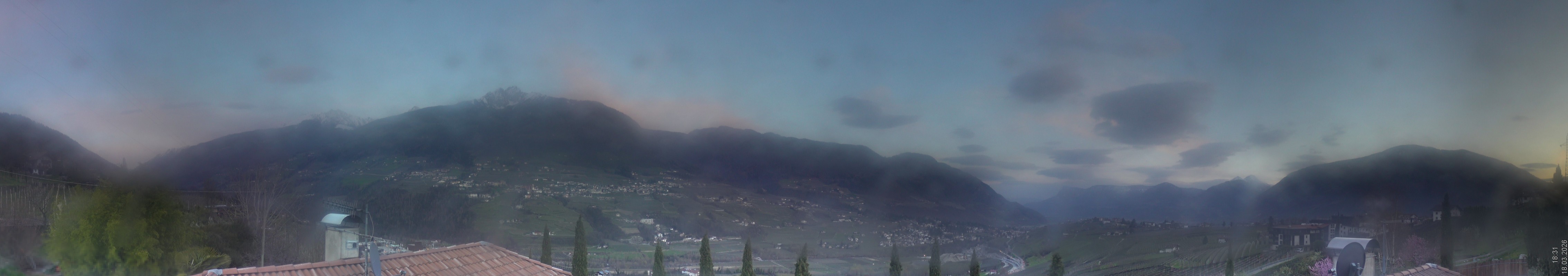 Archiv Foto Webcam Panorama Schenna