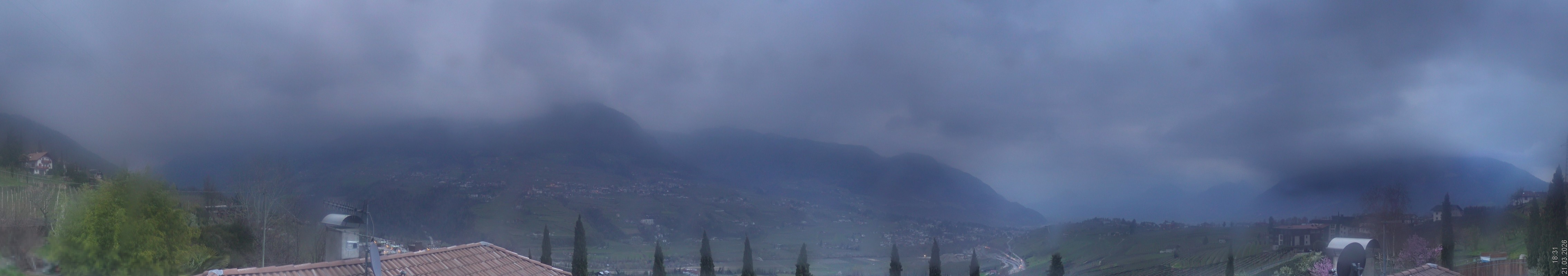 Archiv Foto Webcam Panorama Schenna