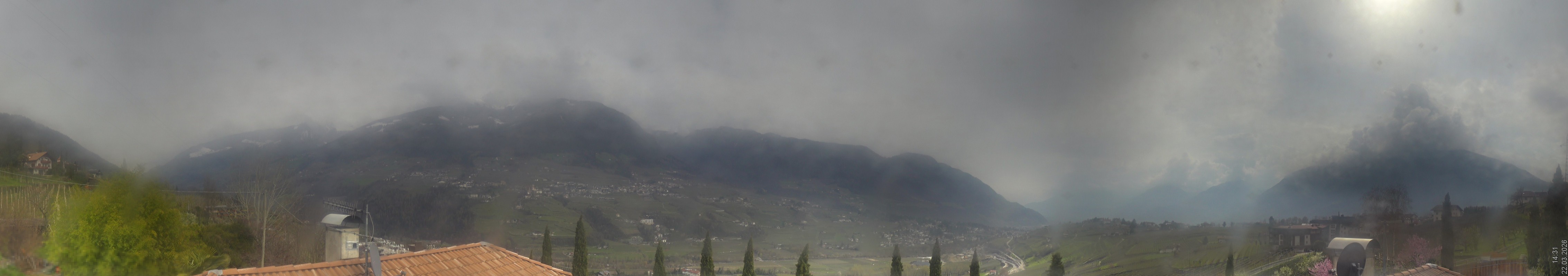 Archiv Foto Webcam Panorama Schenna