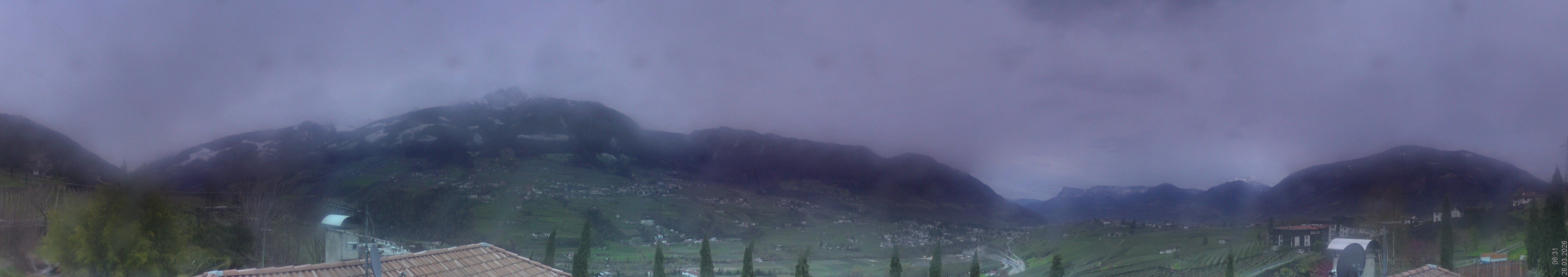 Archiv Foto Webcam Panorama Schenna