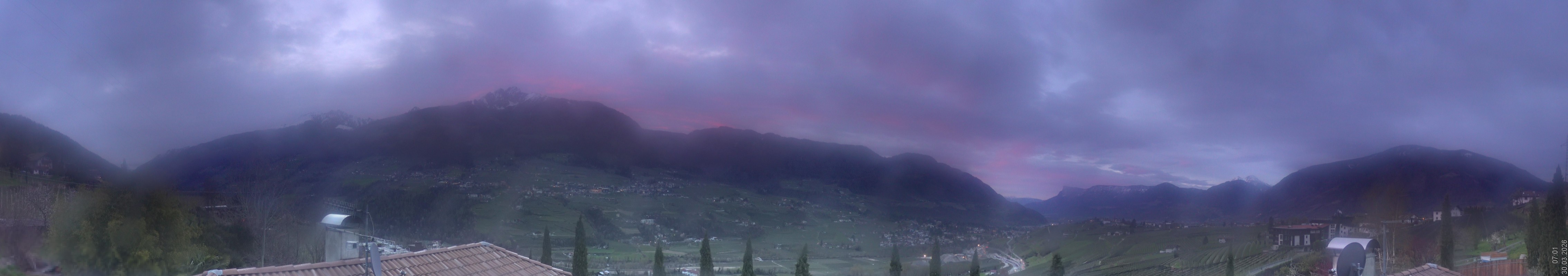 Archiv Foto Webcam Panorama Schenna