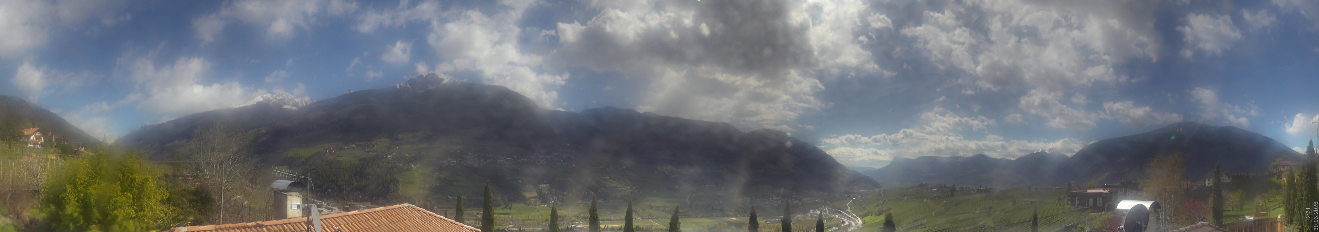 Archiv Foto Webcam Panorama Schenna