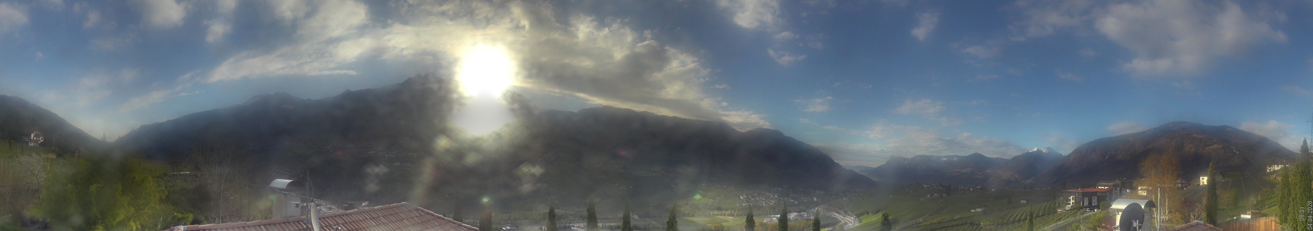 Archiv Foto Webcam Panorama Schenna