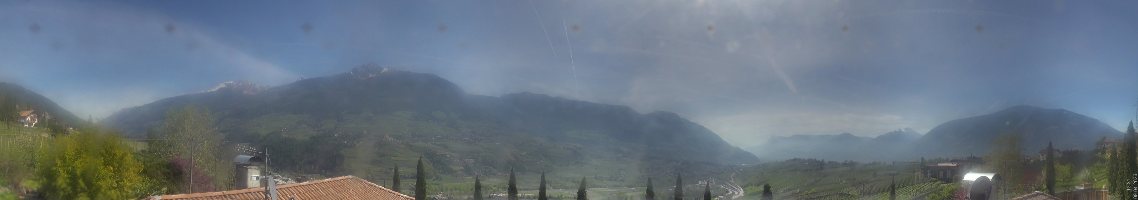 Archiv Foto Webcam Panorama Schenna