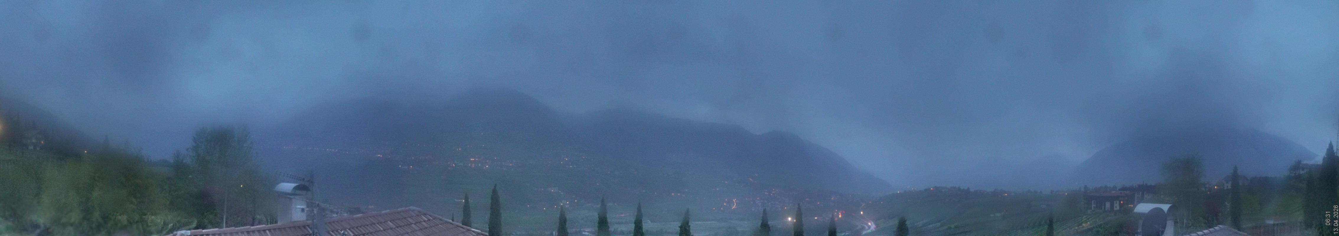 Archiv Foto Webcam Panorama Schenna