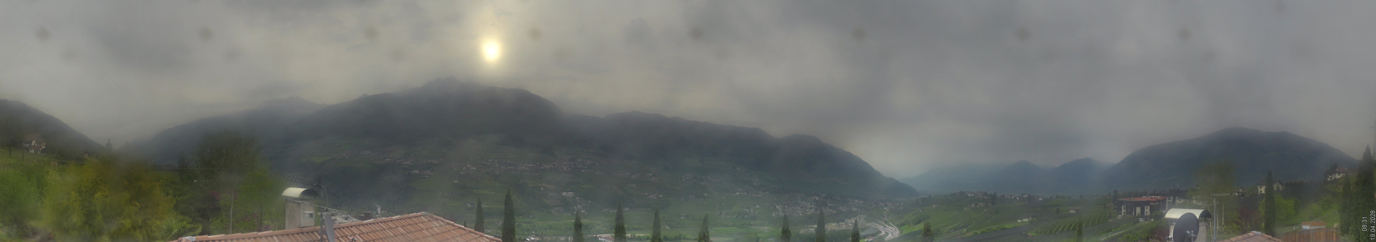 Archiv Foto Webcam Panorama Schenna