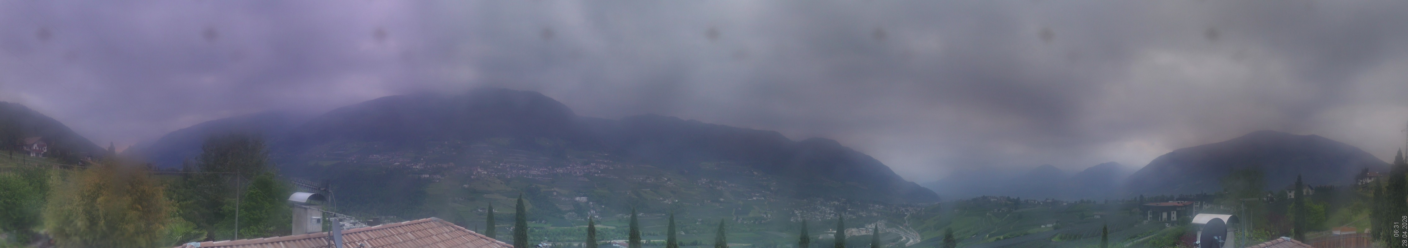 Archiv Foto Webcam Panorama Schenna