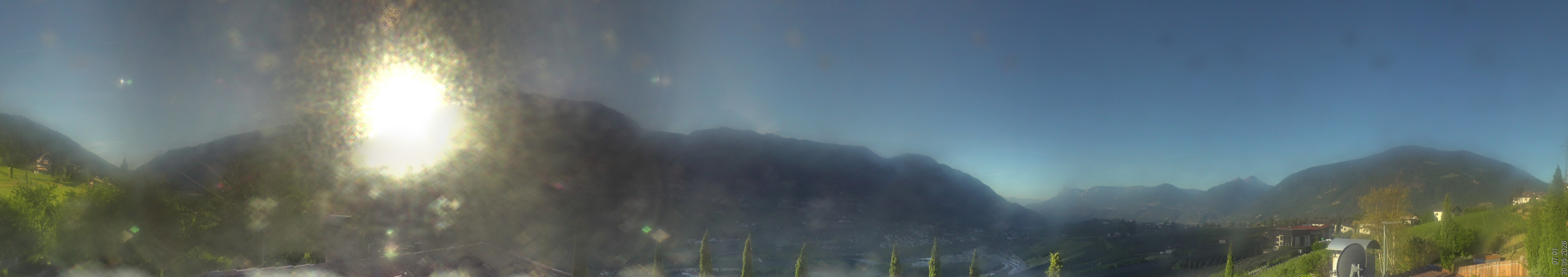 Archived image Webcam Schenna - South Tyrol