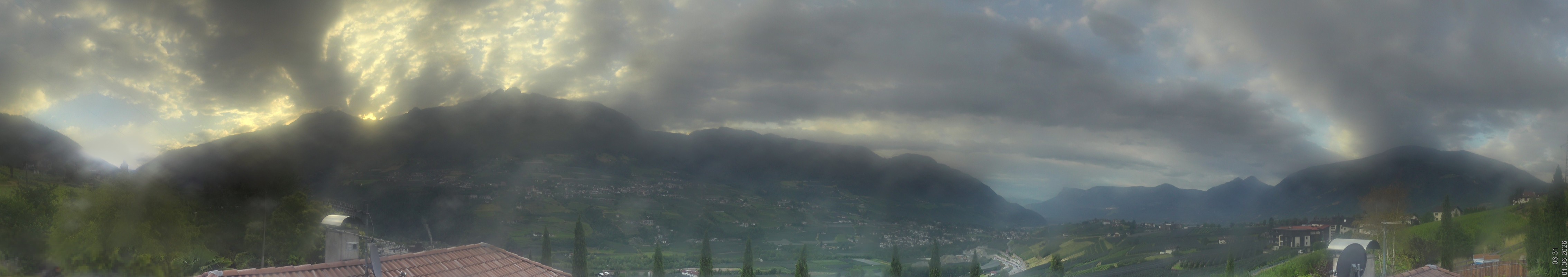 Archiv Foto Webcam Panorama Schenna