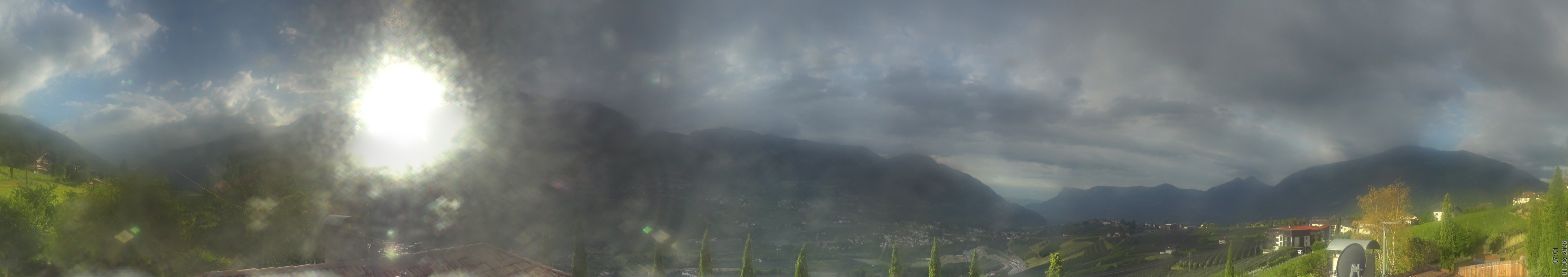 Archiv Foto Webcam Panorama Schenna
