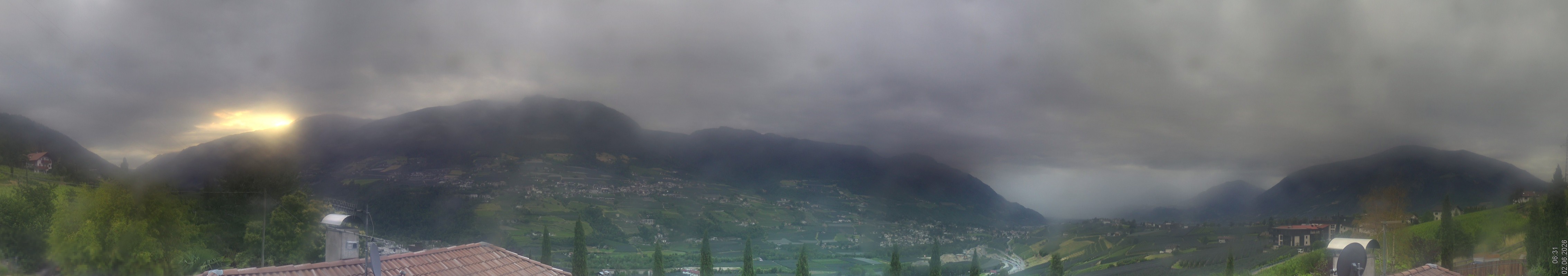Archiv Foto Webcam Panorama Schenna