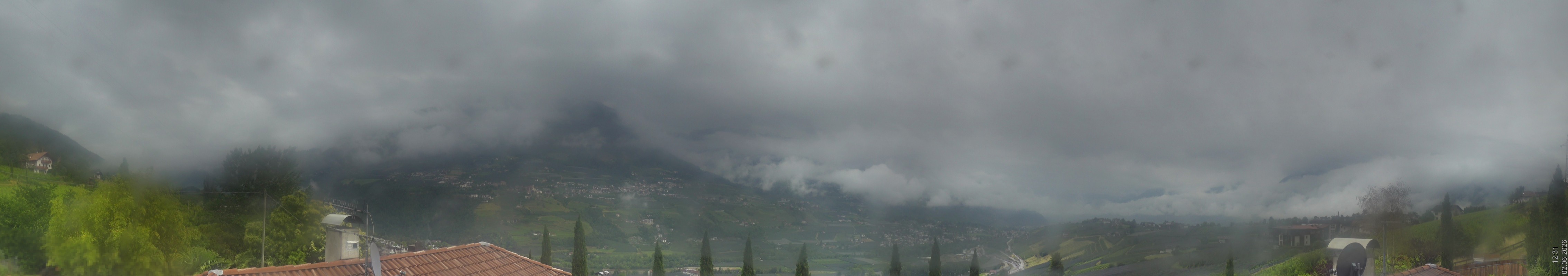 Archiv Foto Webcam Panorama Schenna