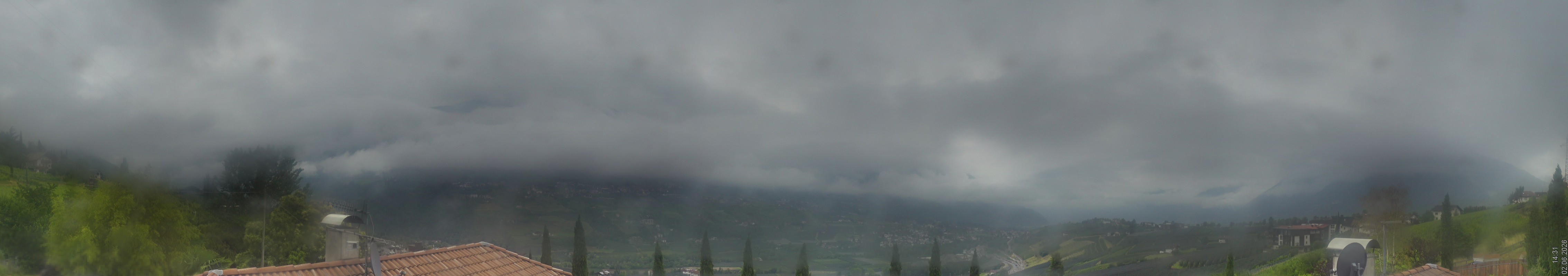 Archiv Foto Webcam Panorama Schenna