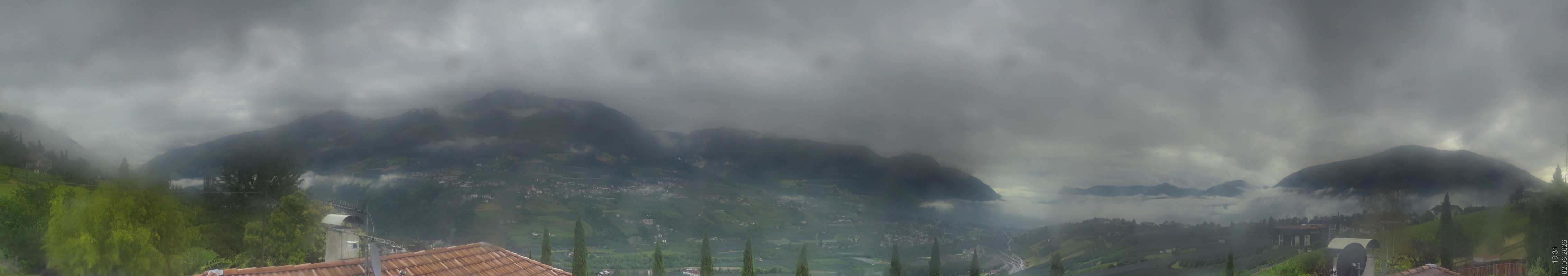 Archiv Foto Webcam Panorama Schenna