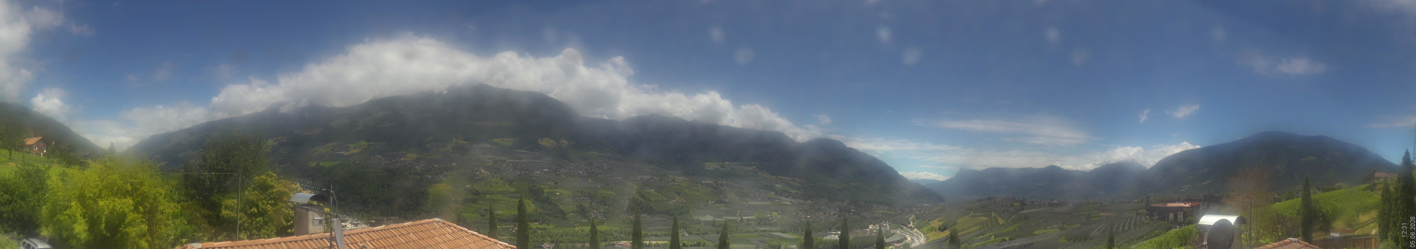 Archiv Foto Webcam Panorama Schenna