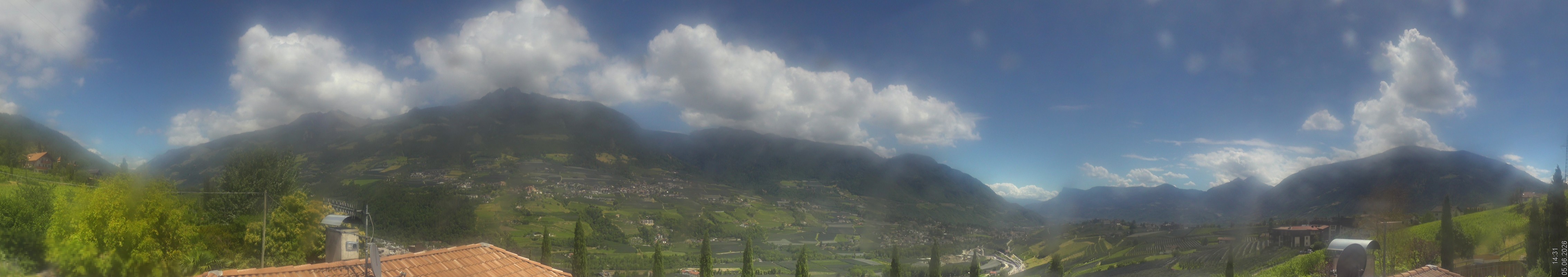 Archiv Foto Webcam Panorama Schenna