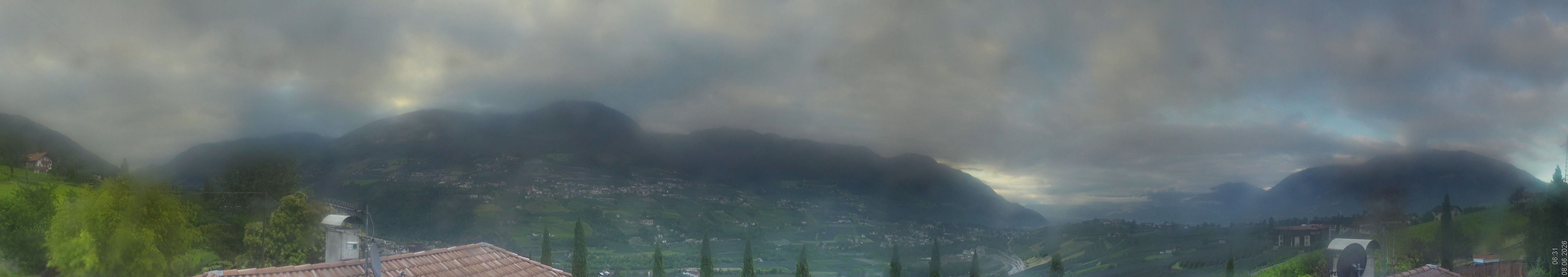 Archiv Foto Webcam Panorama Schenna