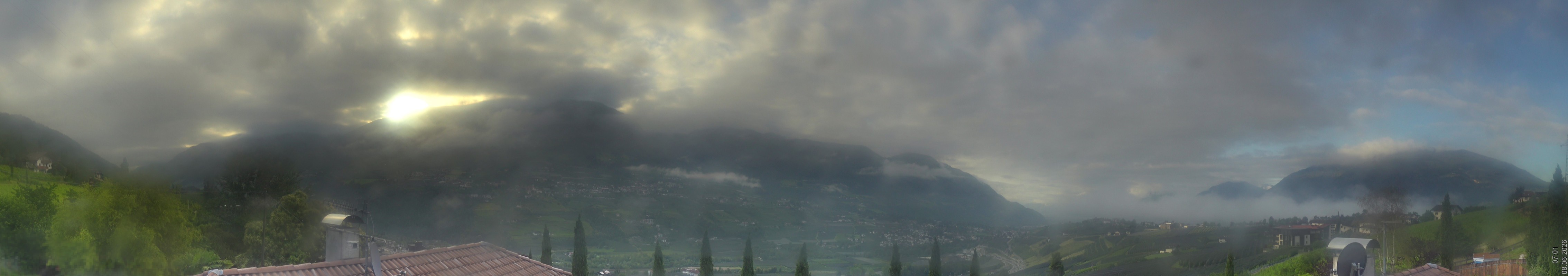 Archiv Foto Webcam Panorama Schenna